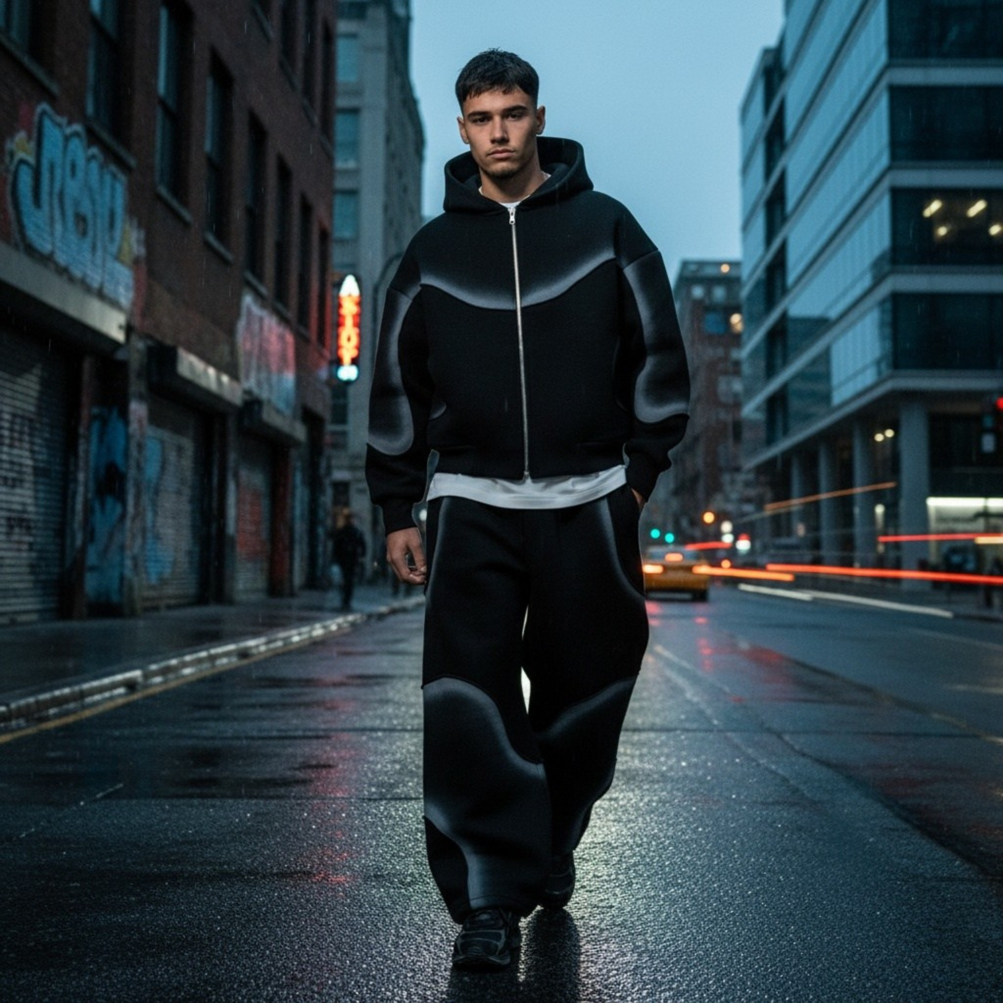 Urbx Eclipse All-Season Knit Tracksuit: Comfortable, Durable, Stylish Daily Wear Set