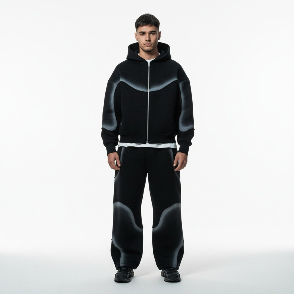 Urbx Eclipse All-Season Knit Tracksuit: Comfortable, Durable, Stylish Daily Wear Set