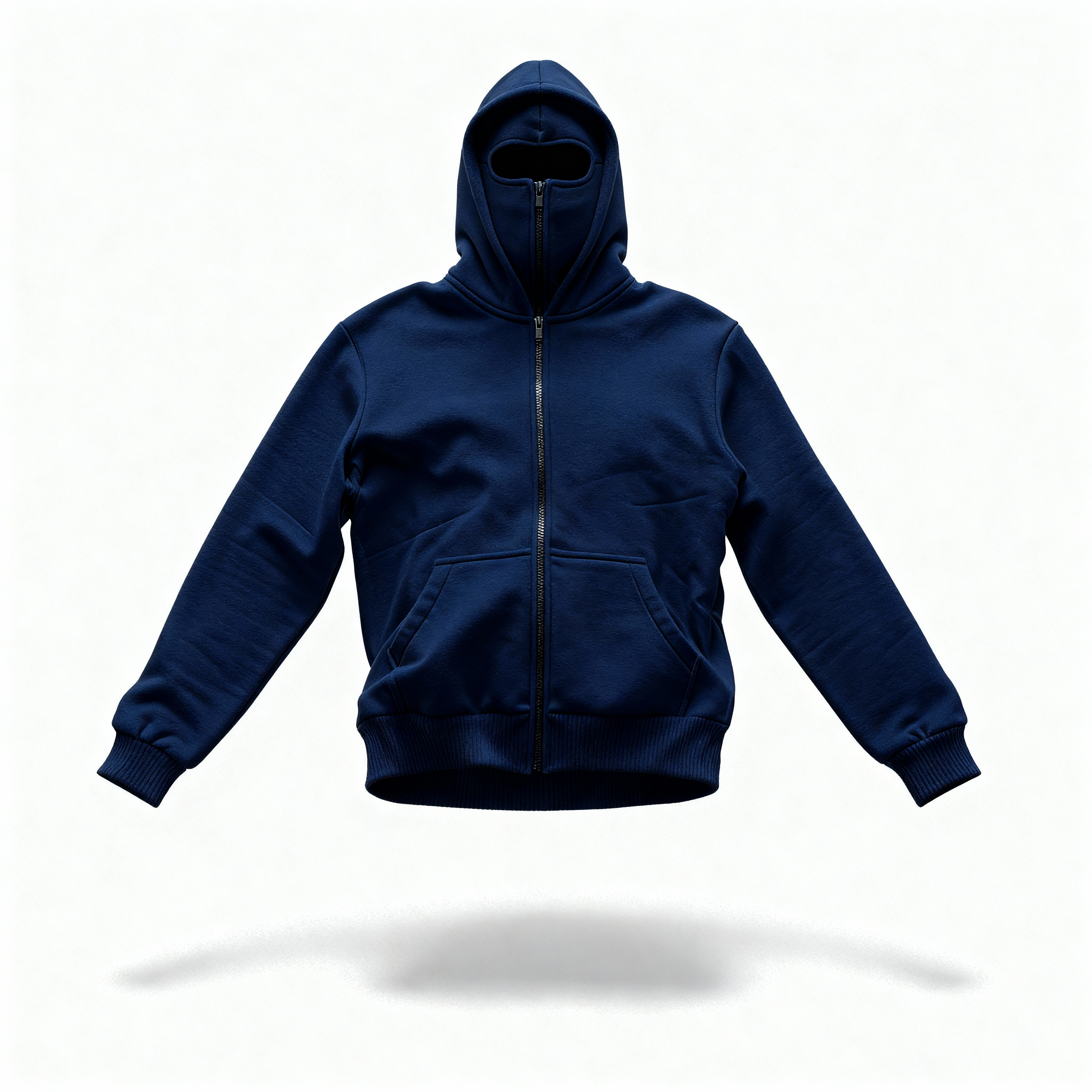 Urbx Apex Oversize Hoodie: Soft-Touch, Windproof, Ninja Mask Hood, YKK Zipper