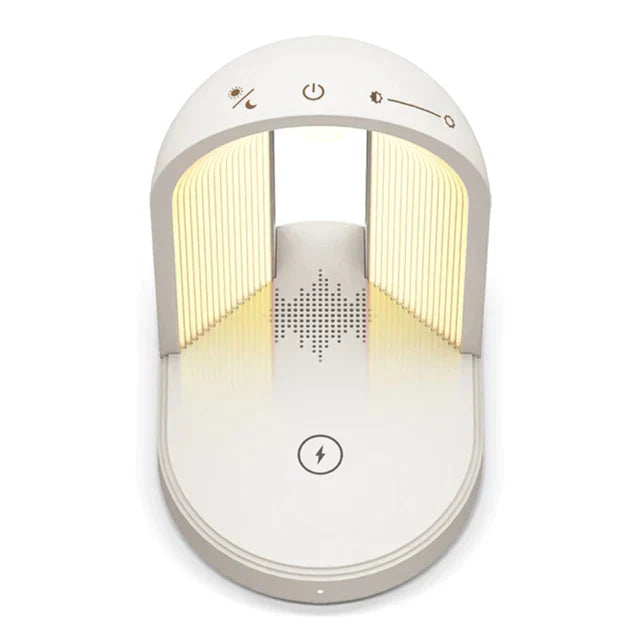 Atmosphere Desk Lamp With Wireless Charger & Bluetooth Speaker