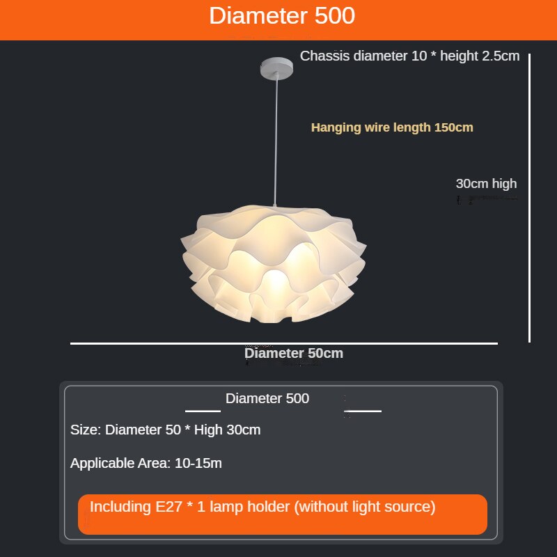 Petals Design Ceiling Bedroom Modern LED Chandelier on Sale