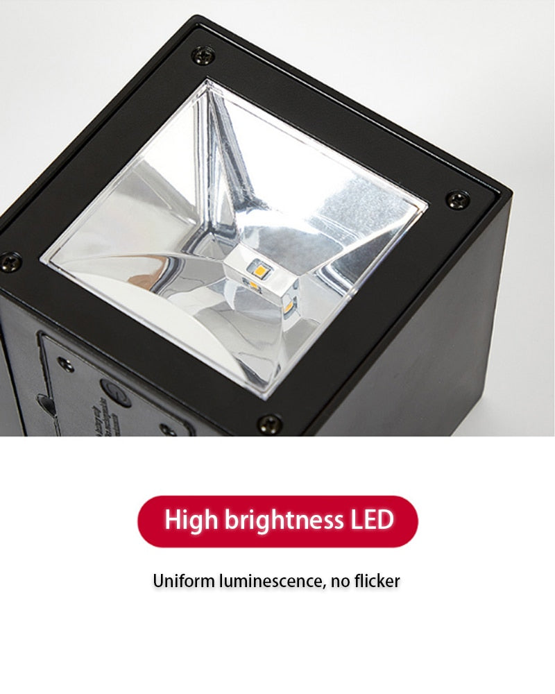 LED Wall Lamp Solar Light Sunlight Sensor IP65 Waterproof