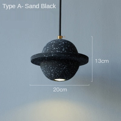 Saturn Planet Chandelier