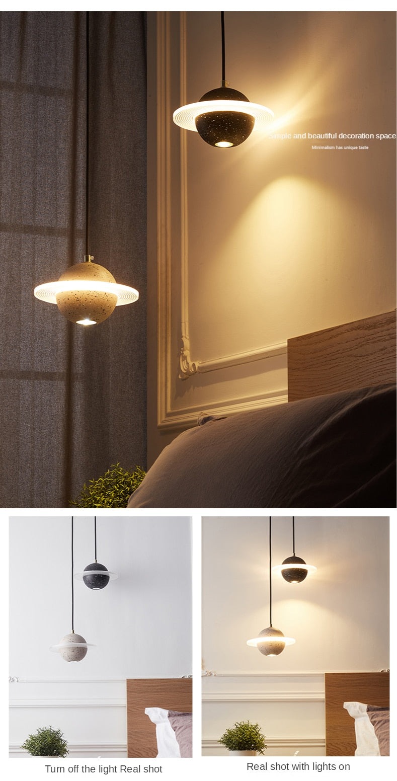 Saturn Planet Chandelier