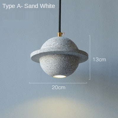 Saturn Planet Chandelier