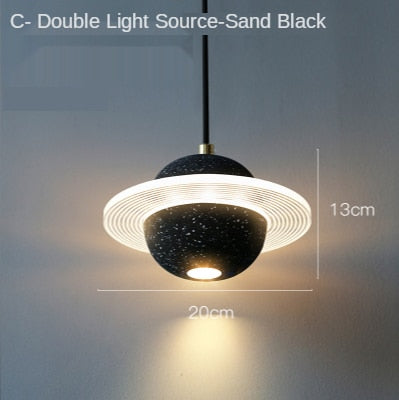 Saturn Planet Chandelier