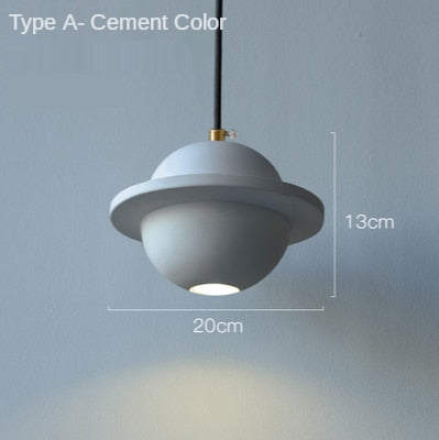 Saturn Planet Chandelier