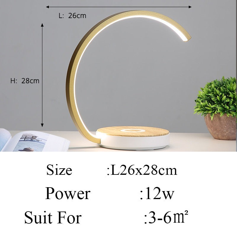 Wireless Charging Table Lamps For Bedroom