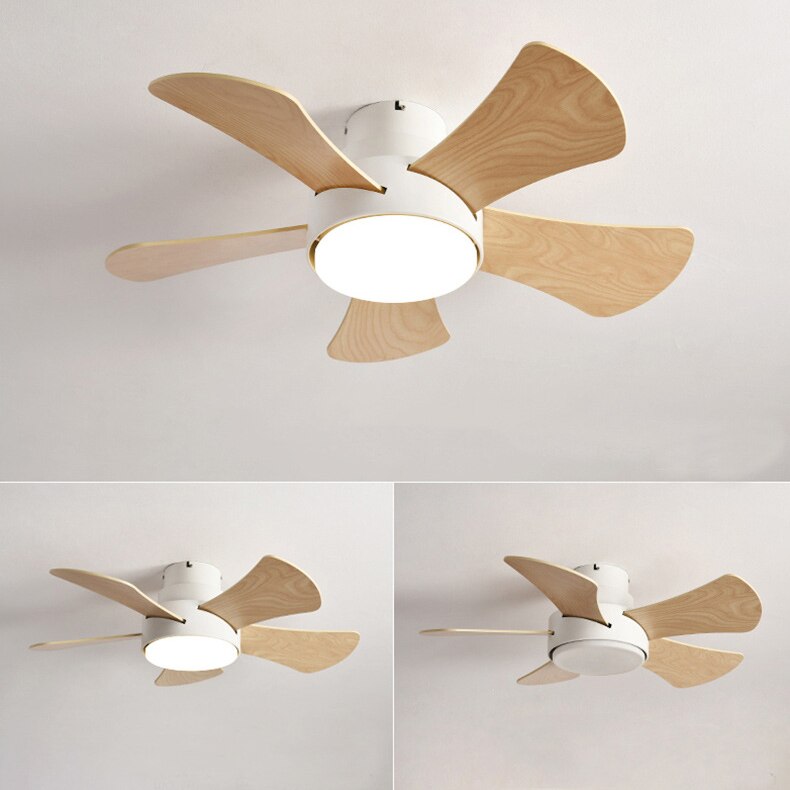 Silent Fan Ceiling Lamp - Loft Fan With LED Light and Remote