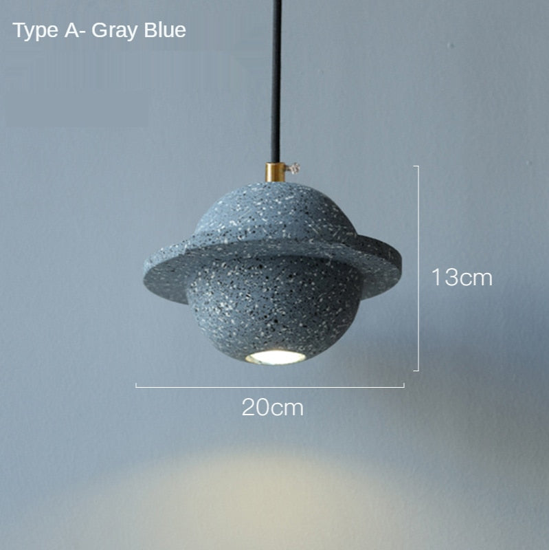 Saturn Planet Chandelier