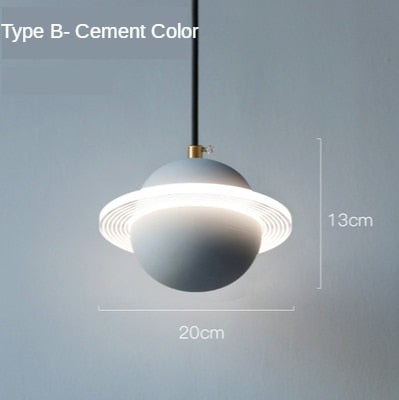 Saturn Planet Chandelier