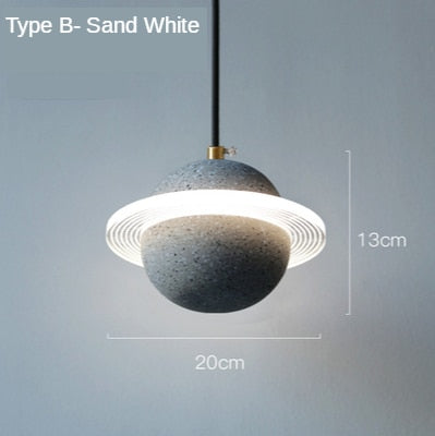 Saturn Planet Chandelier