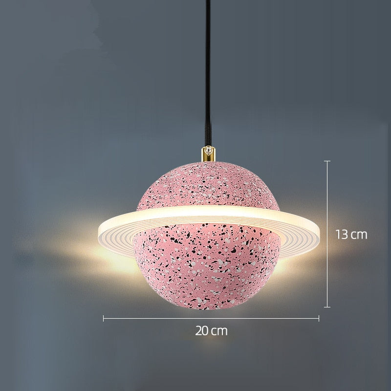 Saturn Planet Chandelier