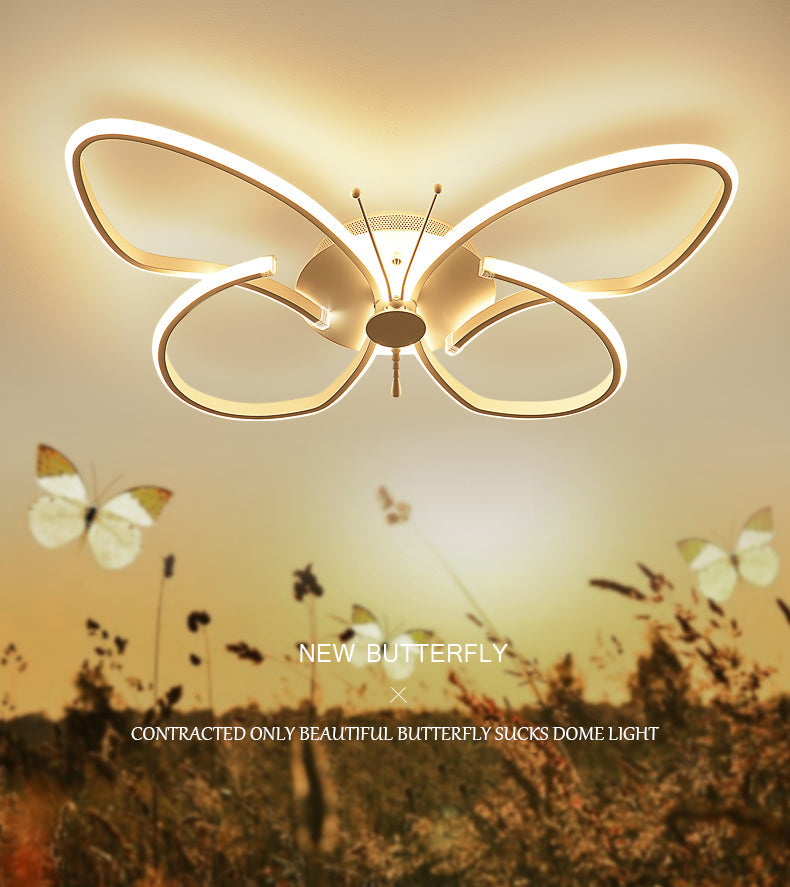 Modern LED Butterfly LED Ceiling Lamp Dimmable
