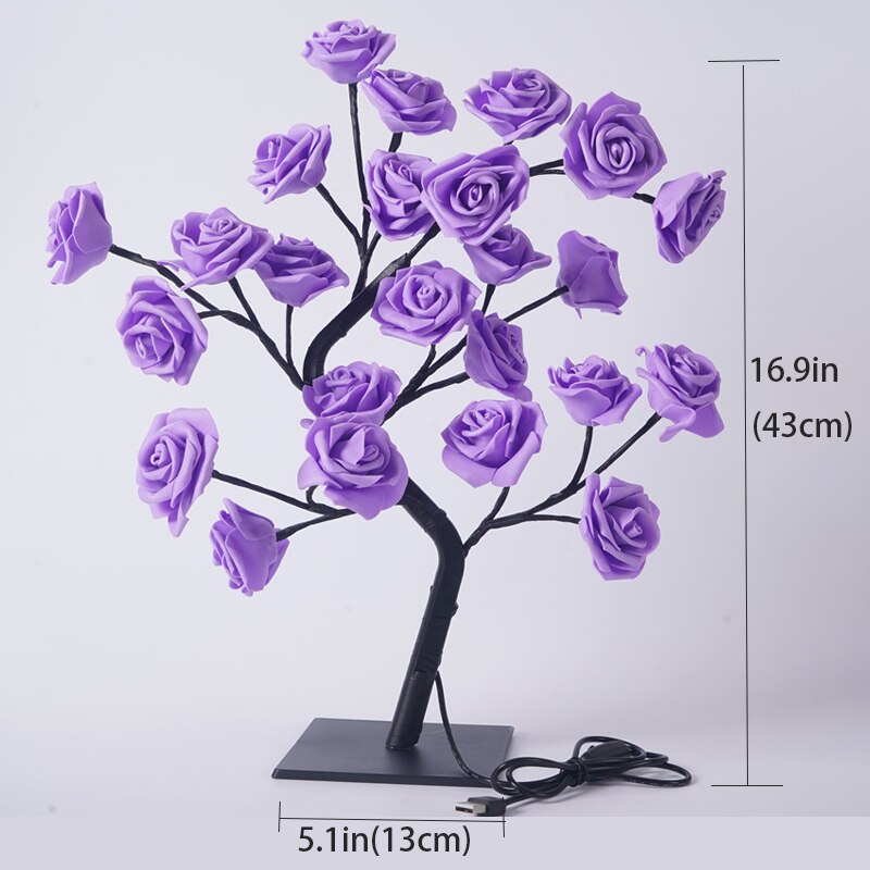 Art Decor LED Rose Tree Light Lamp