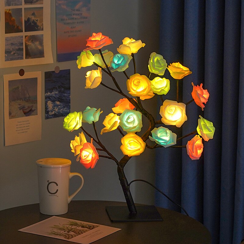 Art Decor LED Rose Tree Light Lamp