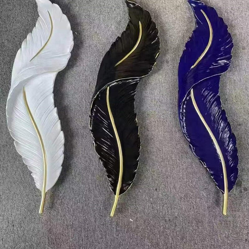 Led Feather Wall Lamp