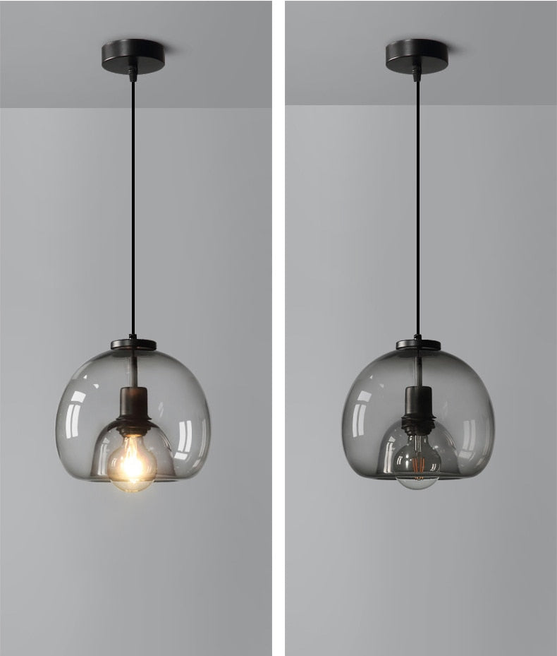 Glass Led Ceiling Chandelier