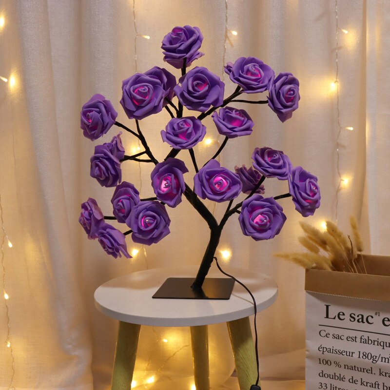 Art Decor LED Rose Tree Light Lamp