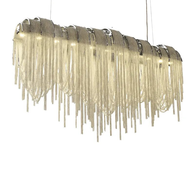 Atlantis Aluminum Chain Pendant Light - Luxurious Modern Chandelier