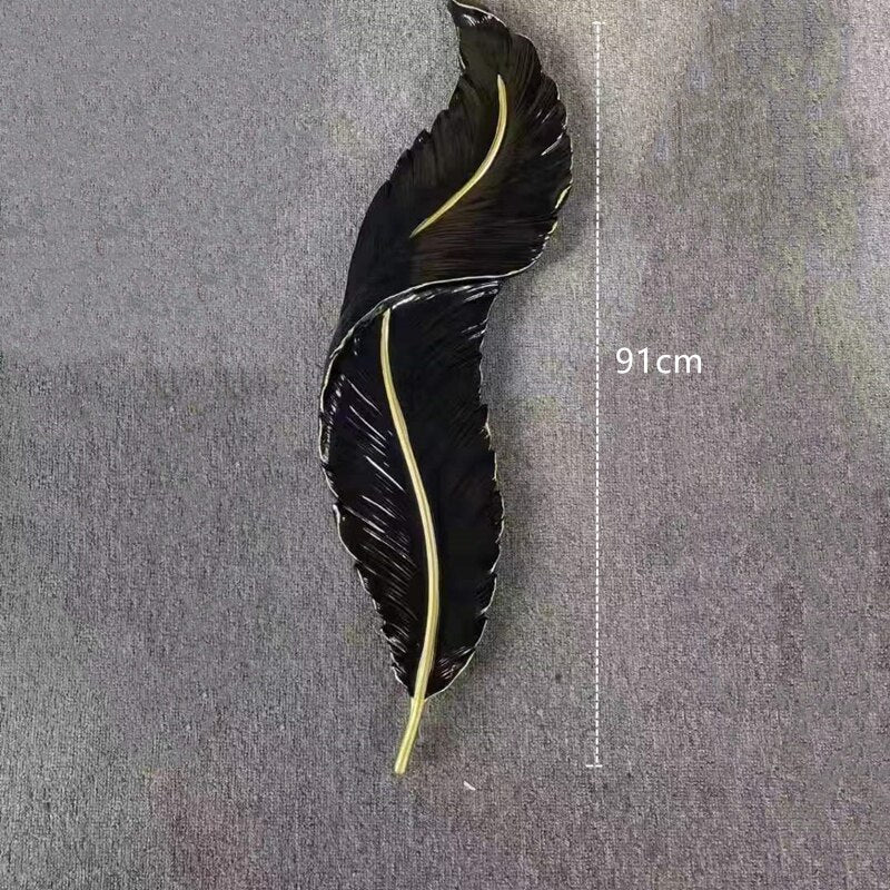 Led Feather Wall Lamp