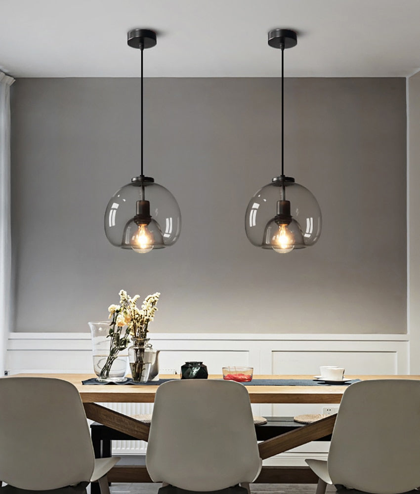 Glass Led Ceiling Chandelier