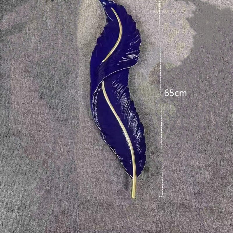 Led Feather Wall Lamp