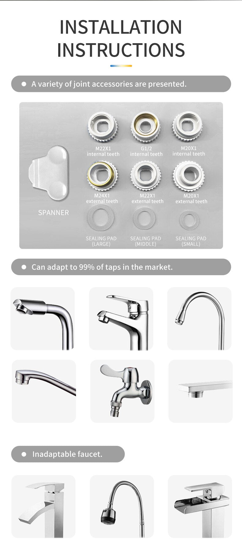 Instant Electric Hot Water Faucet Adapter