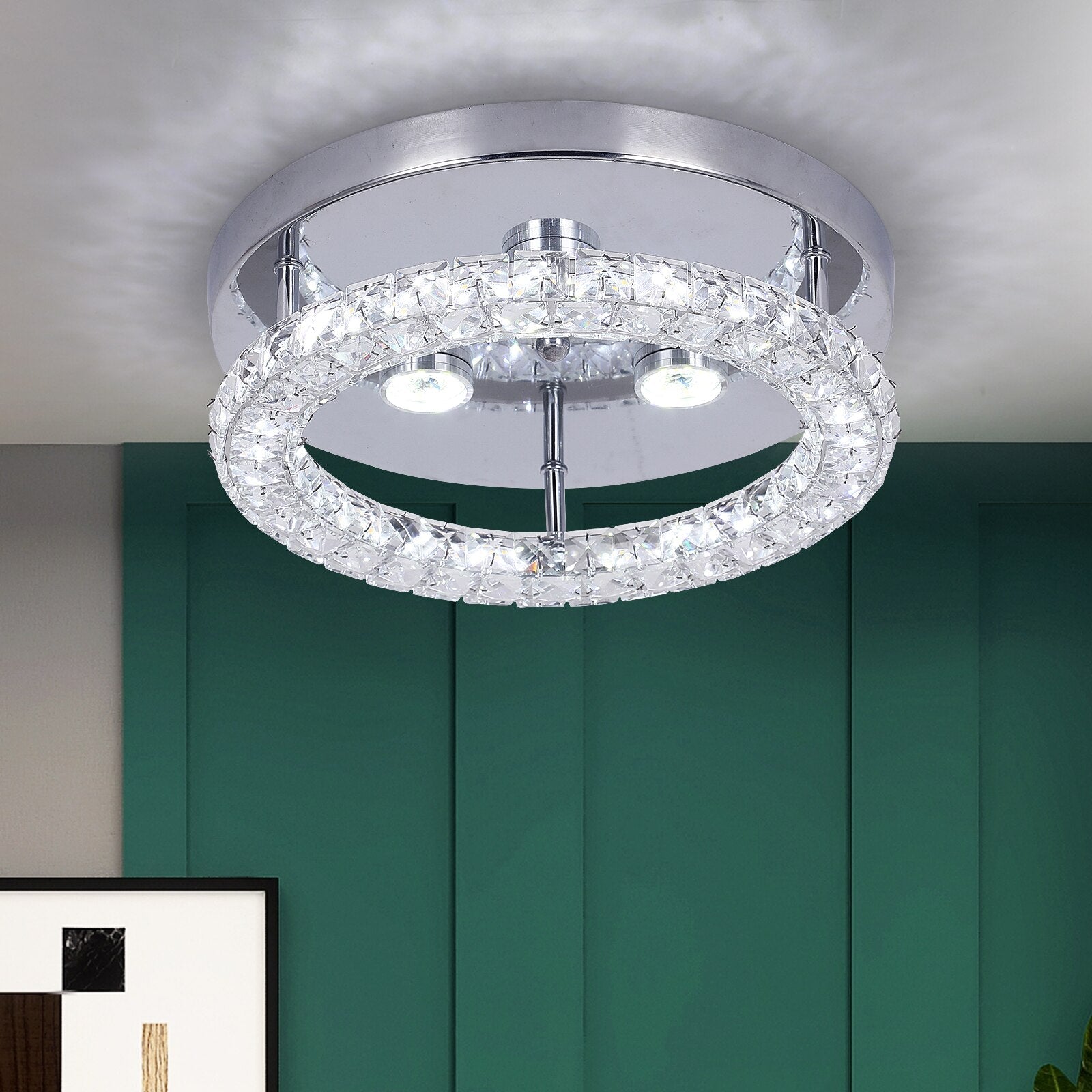 K9 Crystal LED Chandelier Ceiling Lamp