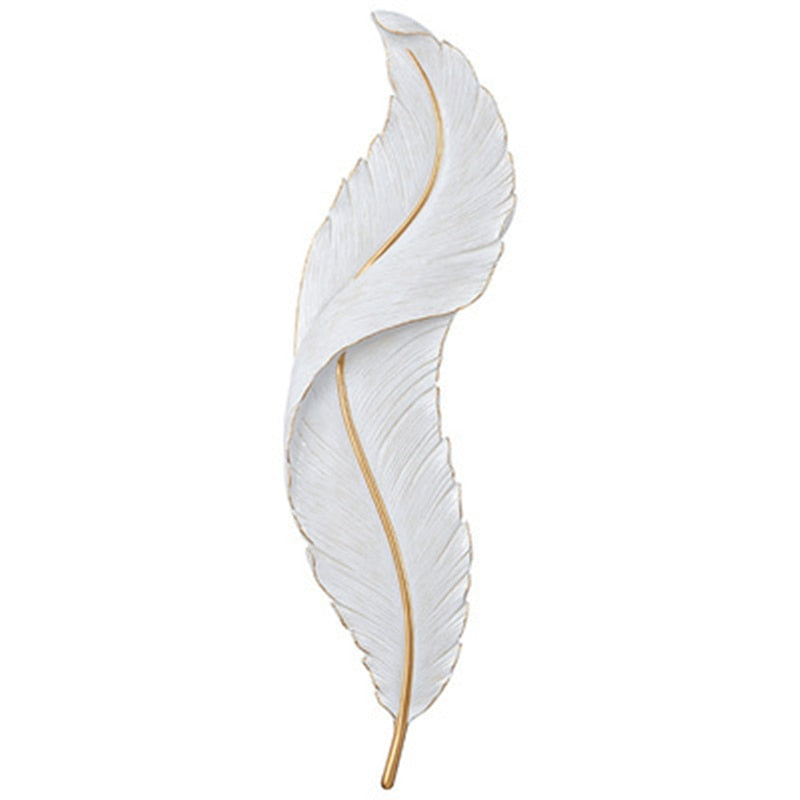Led Feather Wall Lamp