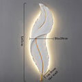 White Feather Wall Nordic Lamp
