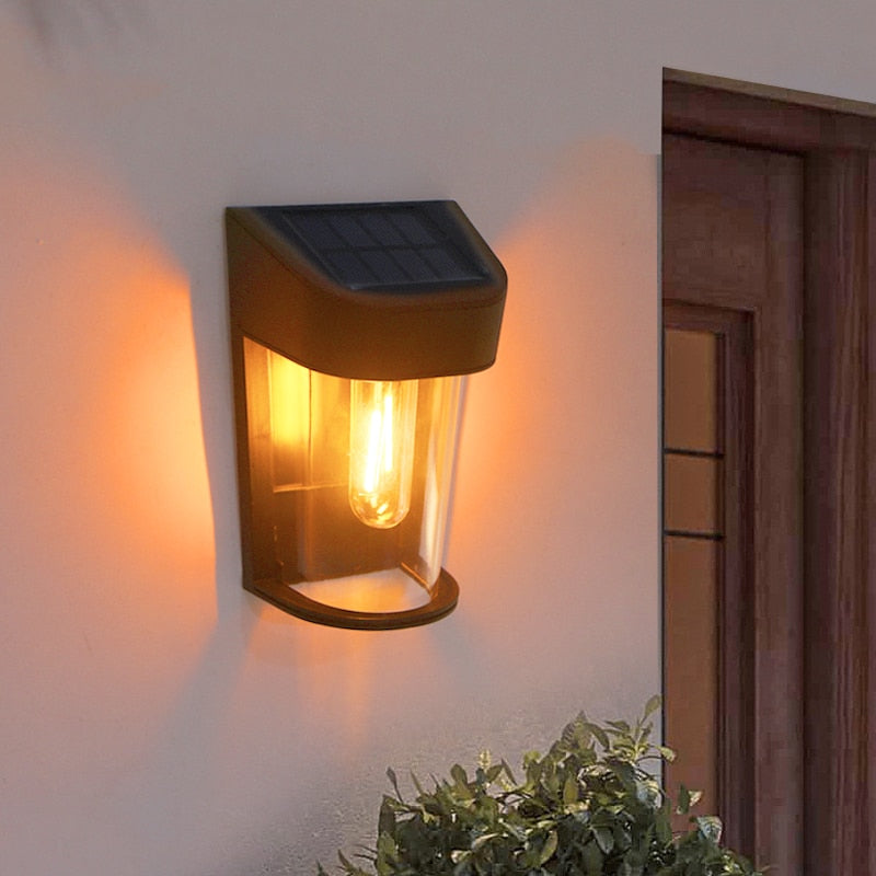 Vintage Solar Powered Lamp Outdoor for Garden Decoration Waterproof IP54