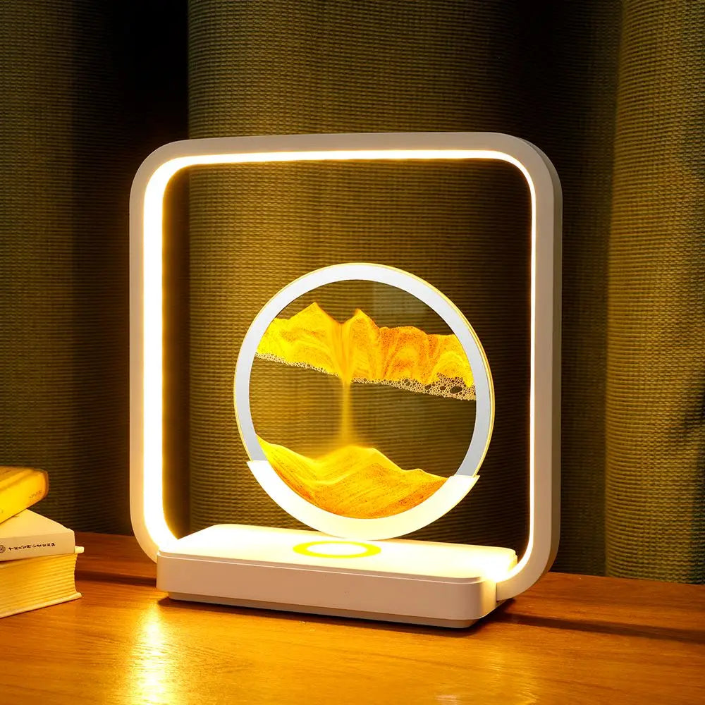 Sands of Time 2 in 1 Wireless Charging Table Lamp