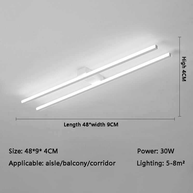 Hallway Corridor Staircase Nordic Lamp Long LED Ceiling Lights