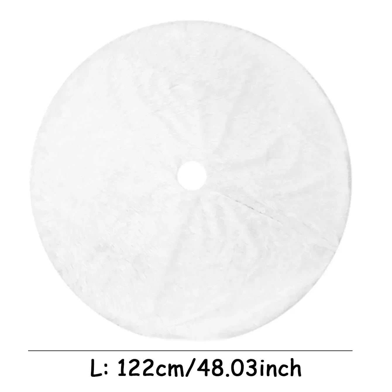 White Christmas Tree Skirt 78/90/122cm