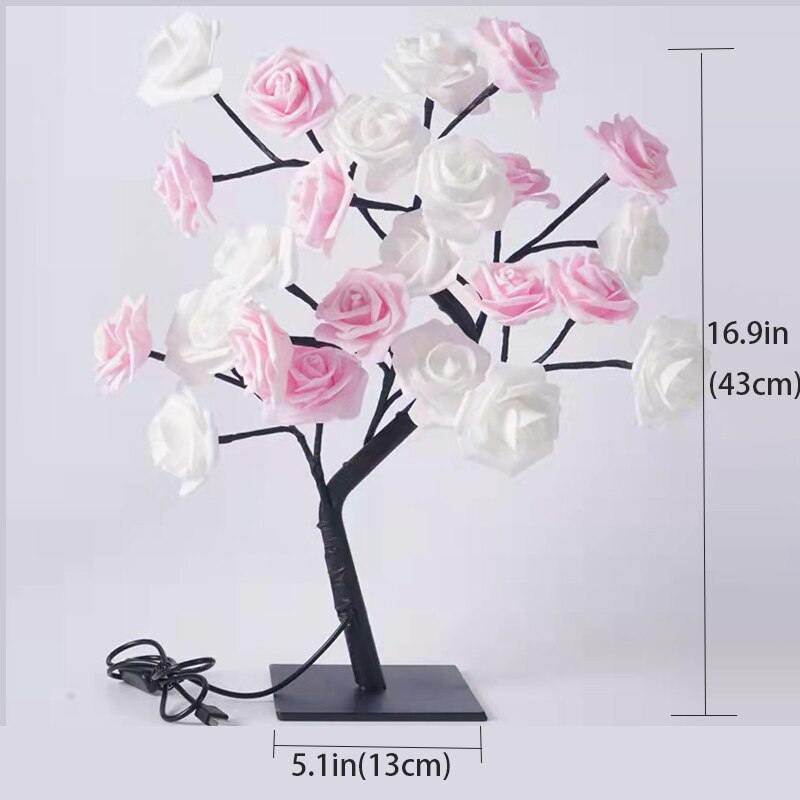 Art Decor LED Rose Tree Light Lamp