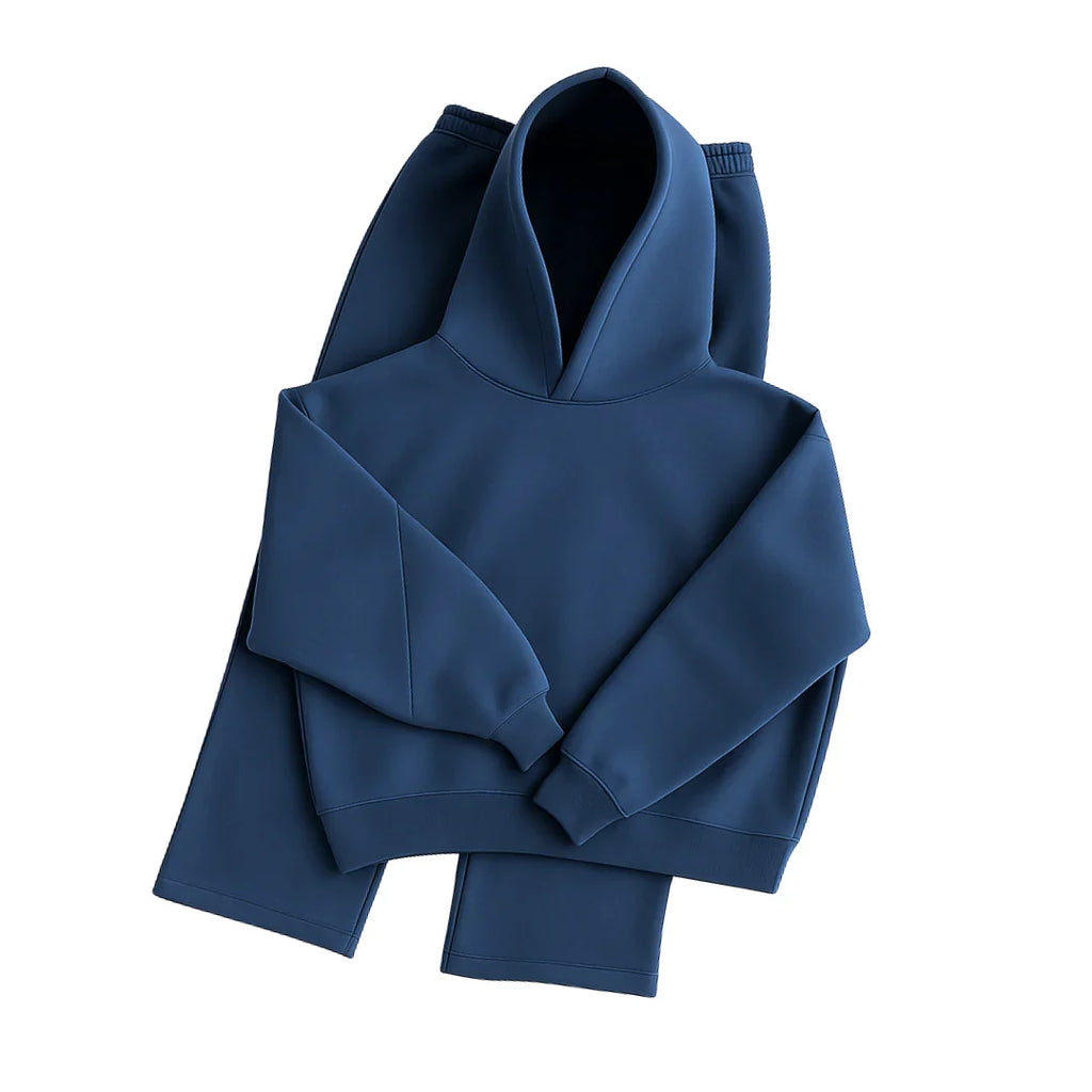 Ultimate Comfort Oversize Cotton Tracksuit Set: URBX Urban Core Hoodie & Pants