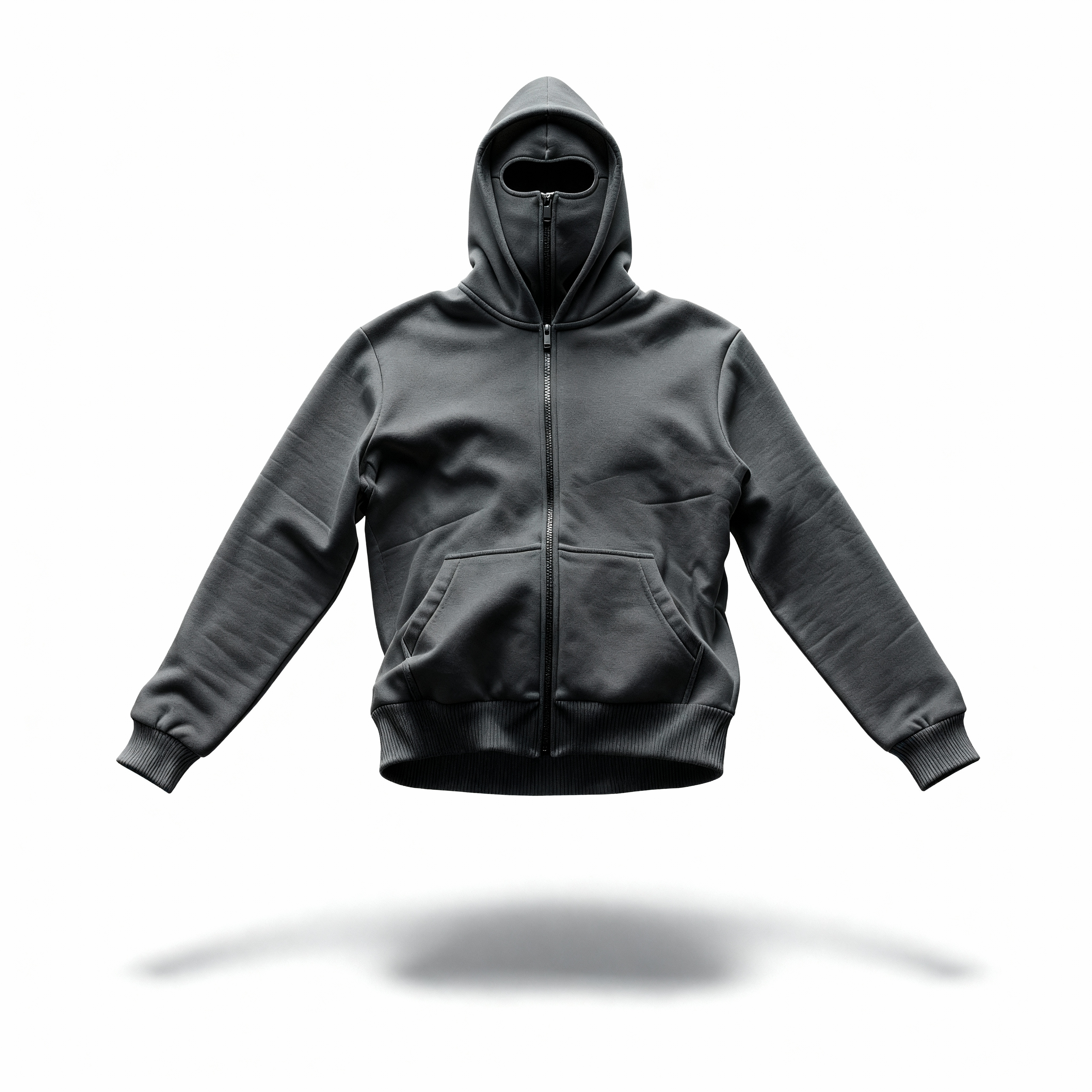 URBX® Apex Urban Casual Hoodie: Soft-Touch, Windproof, Ninja Mask Hood