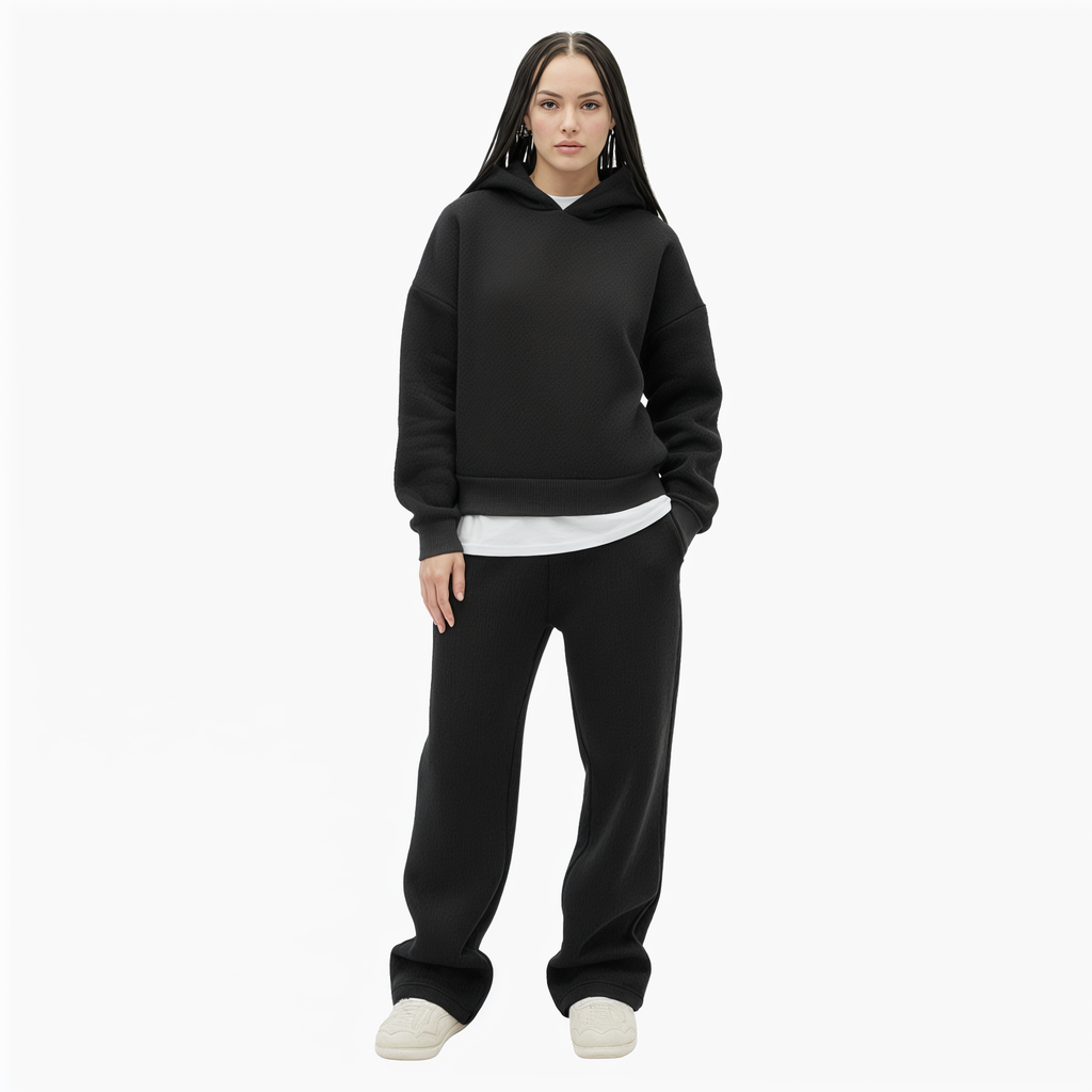 Ultimate Comfort Oversize Cotton Tracksuit Set: URBX Urban Core Hoodie & Pants