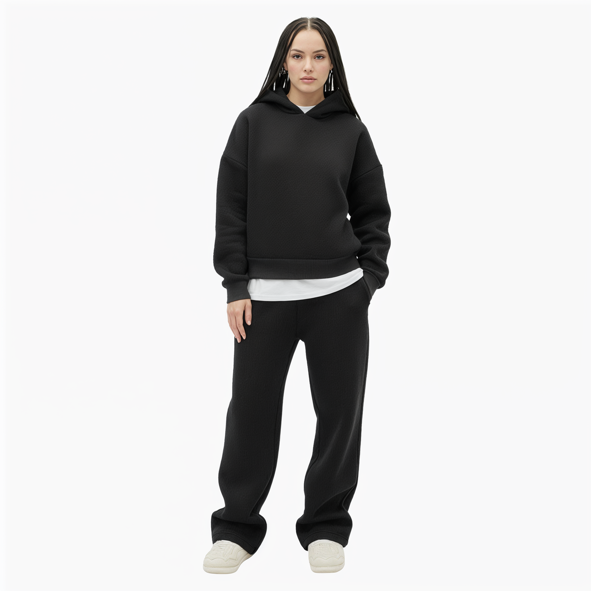 Ultimate Comfort Oversize Cotton Tracksuit Set: URBX Urban Core Hoodie & Pants
