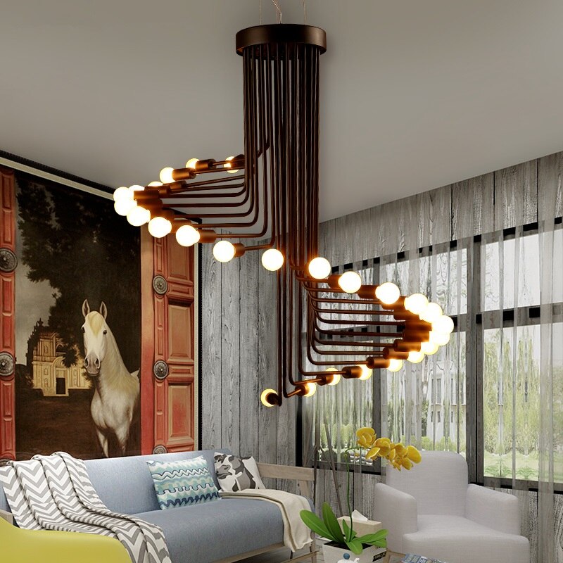 Nordic LED Lamps Living Room - Chandeliers