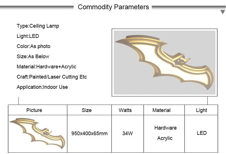 Batman ceiling lights For Kids