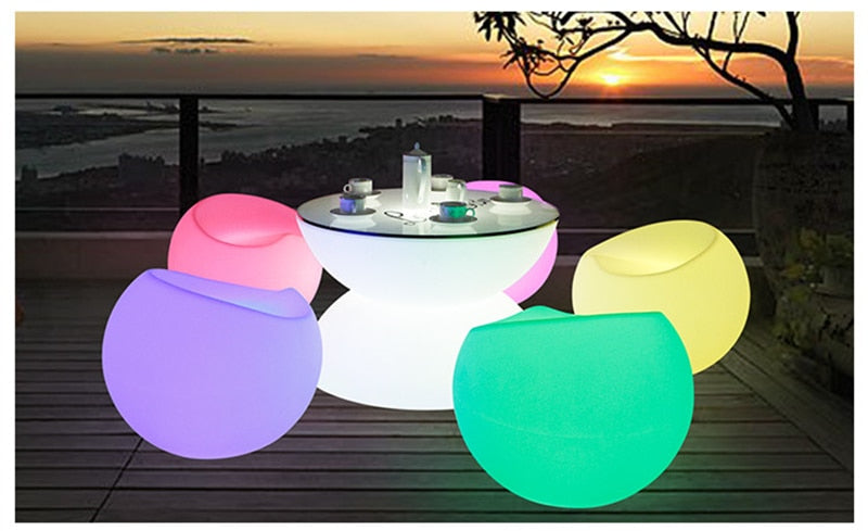 LED Garden Furniture Party Seat