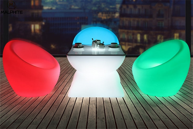 LED Garden Furniture Party Seat