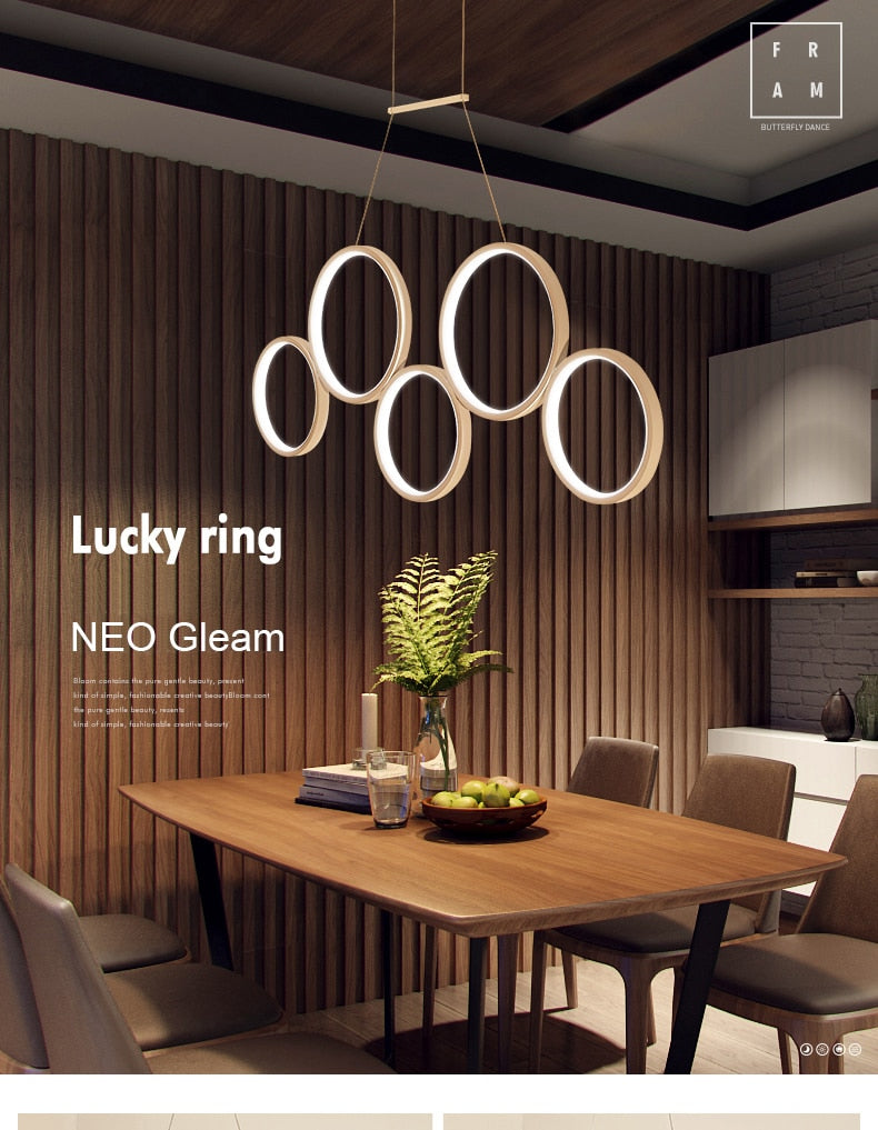 Pendre - Hanging Dimmable Ring Lamp