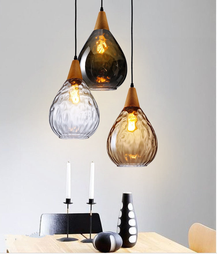 Sergia - Modern Nordic Drop Glass Pendant Lamp