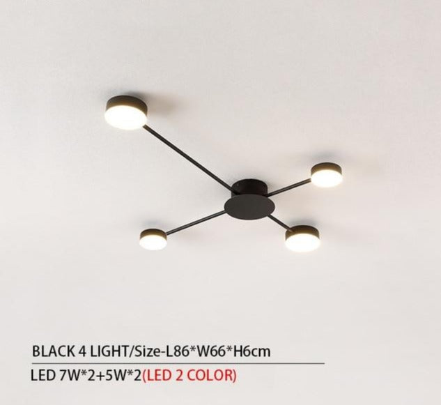 Drexel - Irregular Spoke Round Ceiling Light