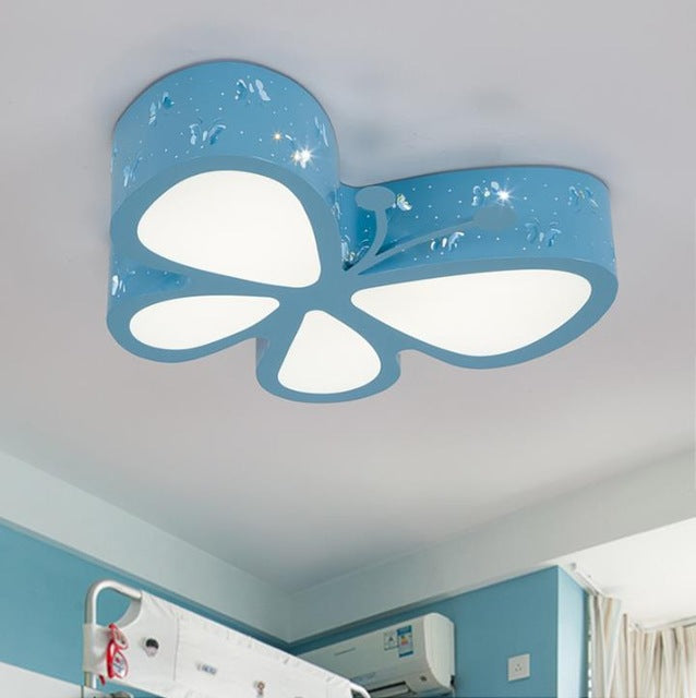 Modern Butterfly LED Ceiling Lamp for Kids Room