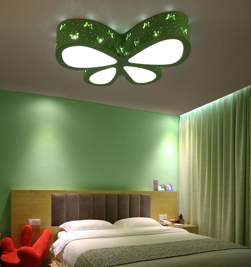 Modern Butterfly LED Ceiling Lamp for Kids Room