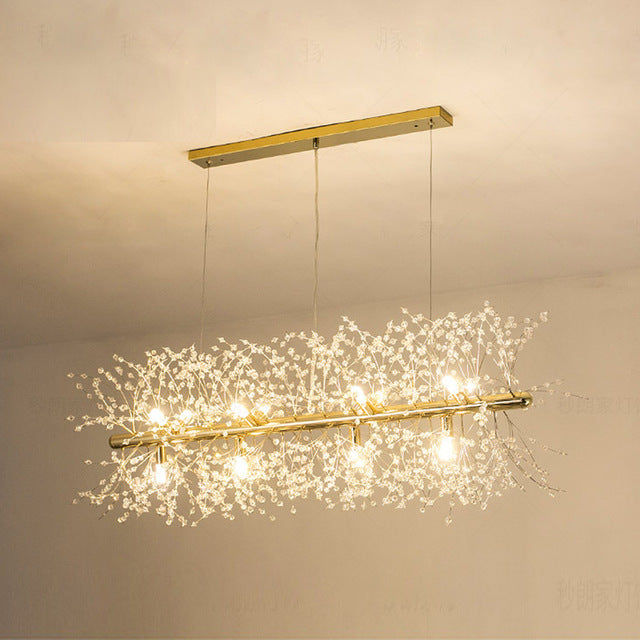 Snowflake Crystal Living & Dining Room Chandelier